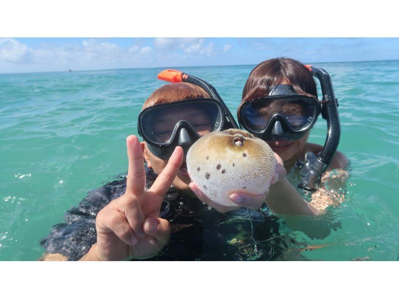 [Okinawa Oujima] "Only one group" Complete charter system ☆ Happy private tour! Snorkel experience on a remote island that can be reached by car! High-definition camera photo present!の紹介画像