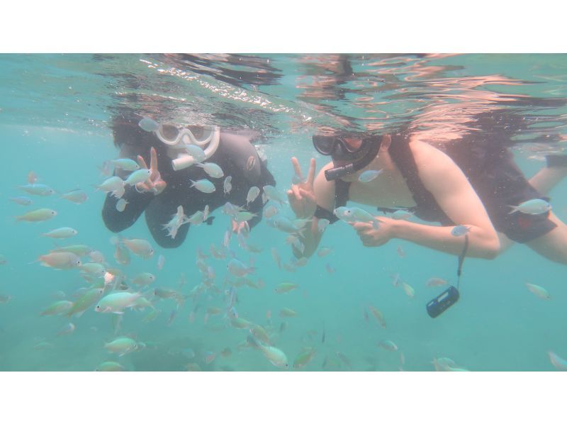 [Okinawa, Ojima] "Only one group" guide, fully reserved ☆ Happy private tour! Snorkeling experience on a remote island that can be reached by car! High-quality camera photos as a gift!の紹介画像