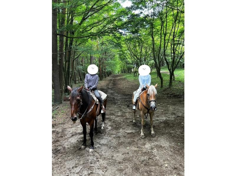 [Yamanashi / Kobuchisawa] Outdoor riding! First horse riding plan lesson 30 minutes + outside ride 60 minutesの紹介画像