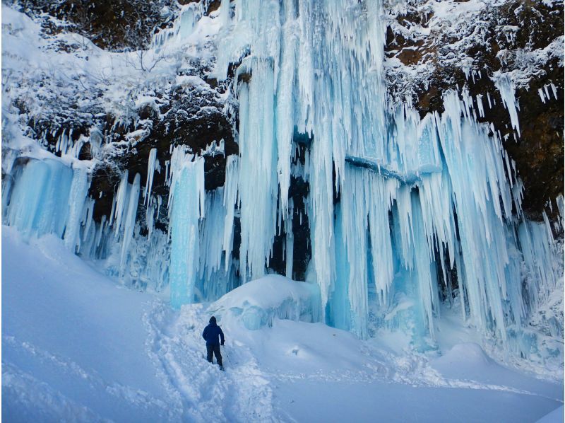 【山形　蔵王】仙人沢氷瀑と樹氷を巡るスノーシューツアー　無料送迎可　多くの人に山形の良さを知ってほしいから【安心価格】のガイド付きツアーの紹介画像
