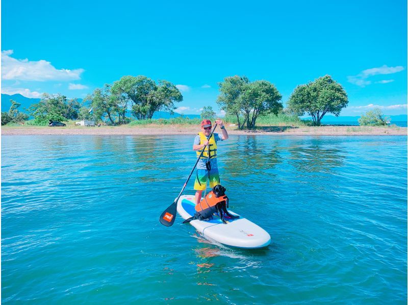 (NEW) [Shiga / Lake Biwa] Early morning SUP! Sunset SUP ｜ Relaxing SUP ♪ Pet dog is OK ♪ One person / woman is also recommendedの紹介画像