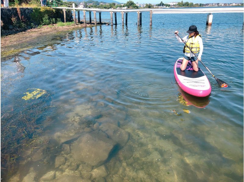 (NEW) [Shiga / Lake Biwa] Early morning SUP! Sunset SUP ｜ Relaxing SUP ♪ Pet dog is OK ♪ One person / woman is also recommendedの紹介画像