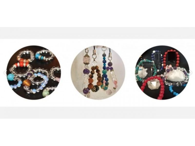 [秋田|横手]选择你最喜欢的宝石，提高你的运气！天然石饰品制作体验の紹介画像