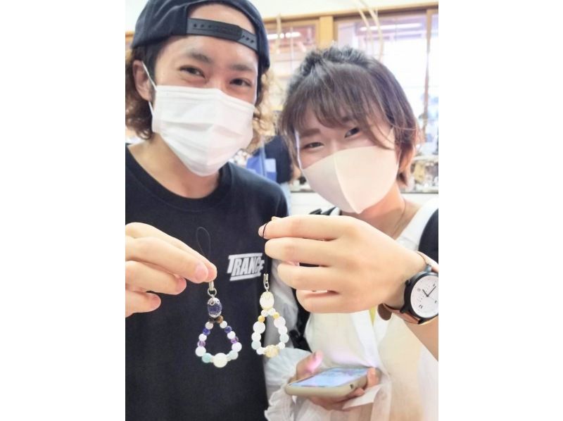 [秋田|横手]选择你最喜欢的宝石，提高你的运气！天然石饰品制作体验の紹介画像