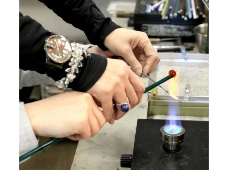 【秋田|横手】マンツーマンで指導!とんぼ玉作り体験の紹介画像