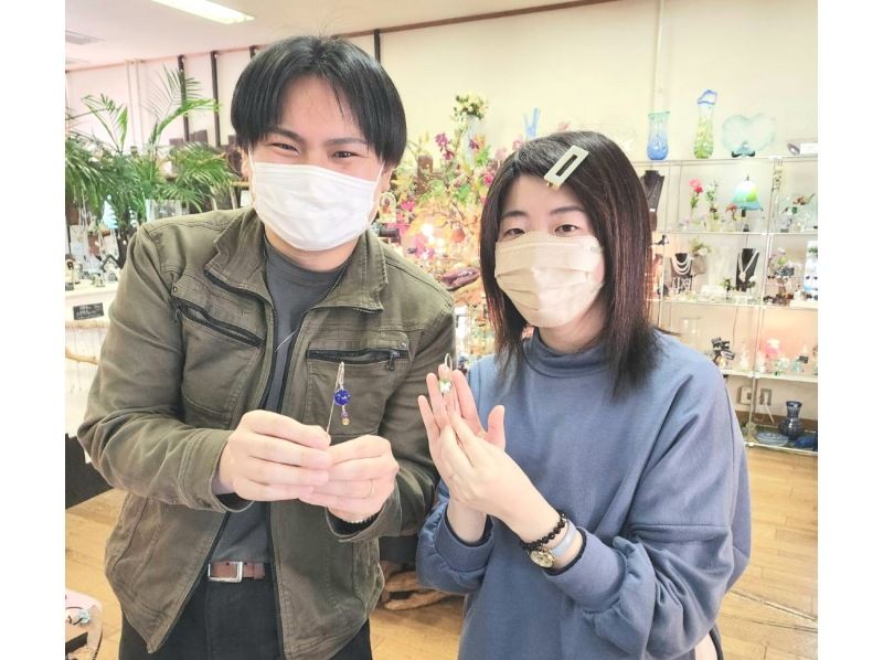 【秋田|横手】マンツーマンで指導!とんぼ玉作り体験の紹介画像