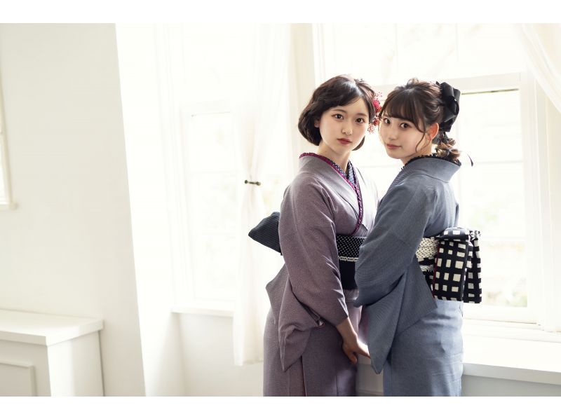 [Tokyo/Ginza] Spring sale underway ☆ Very popular retro modern plan ♪ Comes with a complete kimono, hair set, and dressing!の紹介画像