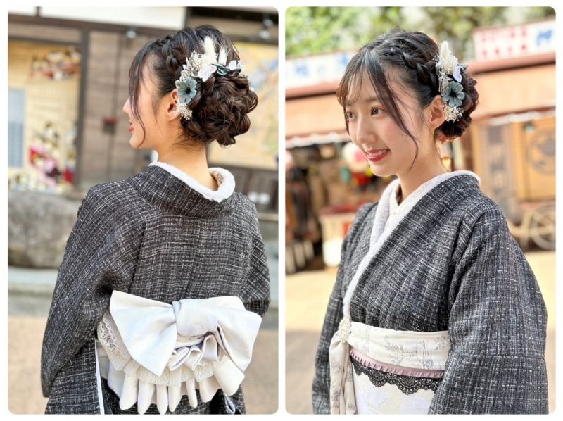[VASARA / Kawagoe store] Spring sale special discount ★ Retro premium ★ Enjoy coordinating with antique kimono ♪ Hair set and dressing includedの紹介画像