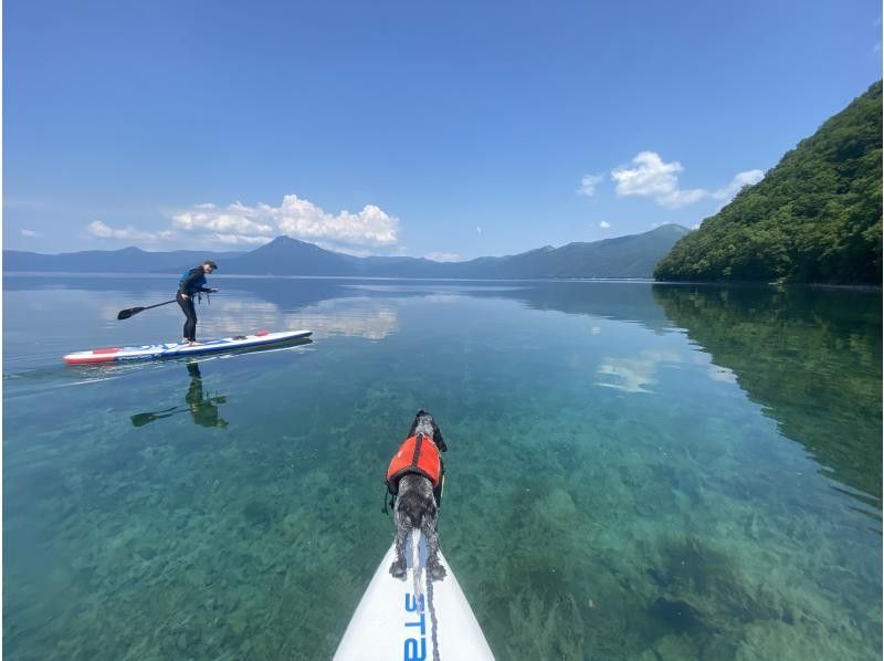 [北海道/千歲]支笏湖SUP體驗|在日本水質最好的支笏湖輕鬆巡航！ ｜讓我們在具有出色透明度的Instagram值得拍照的地方拍照！の紹介画像