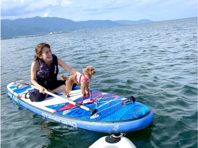 【滋賀・和邇】琵琶湖SUP体験1時間｜貸切OKで自分たちのペースで楽しめる｜家族・グループ・カップル歓迎｜初心者安心｜BBQも利用可の紹介画像