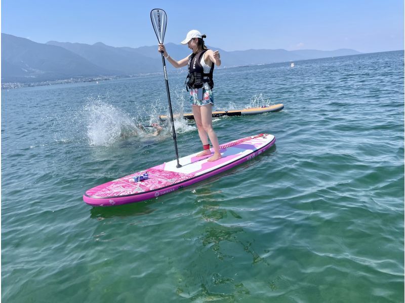 【滋賀・和邇】琵琶湖SUP体験1時間｜貸切OKで自分たちのペースで楽しめる｜家族・グループ・カップル歓迎｜初心者安心｜BBQも利用可の紹介画像