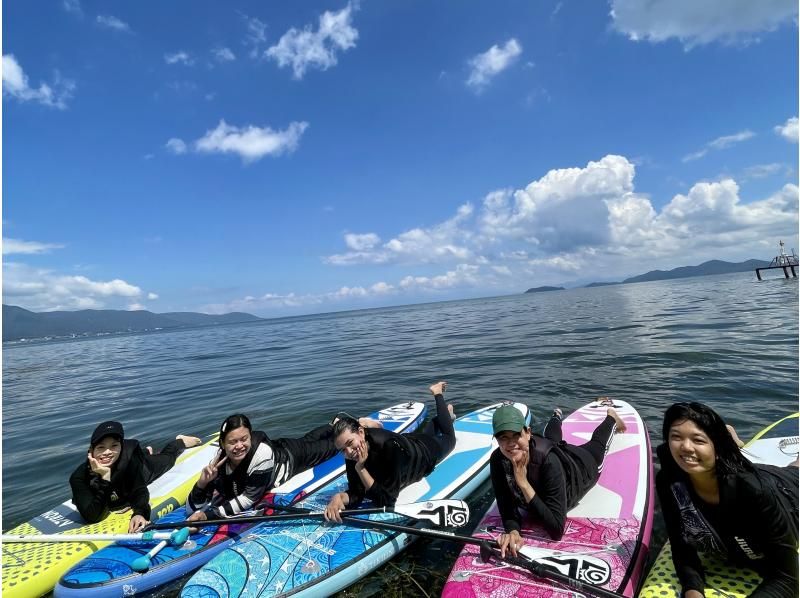 【滋賀県・和邇】家族・グループ・カップルで貸切OK！琵琶湖でSUP☆初めての方も安心の１時間☆BBQもオッケー！の紹介画像