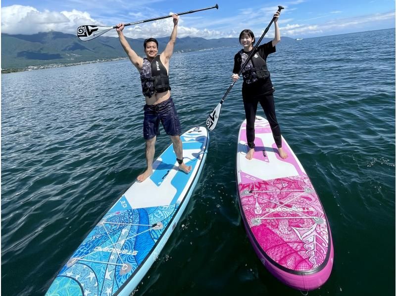 【滋賀・和邇】琵琶湖SUP体験1時間｜貸切OKで自分たちのペースで楽しめる｜家族・グループ・カップル歓迎｜初心者安心｜BBQも利用可の紹介画像