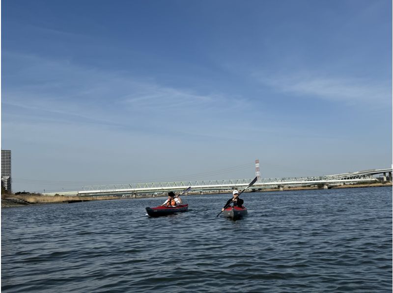 【東京・江戸川】まるでパナマ運河！？運河ミドルカヌーツアー＜初心者～経験者向け＞の紹介画像