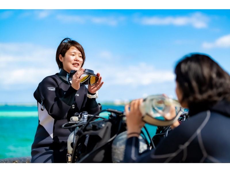 【沖縄・宮古島】【1組貸切】Insta360 Ace Pro2写真＆動画プレゼント!!絶景ビーチで体験ダイビング！３時間コース（２ダイブ）の紹介画像