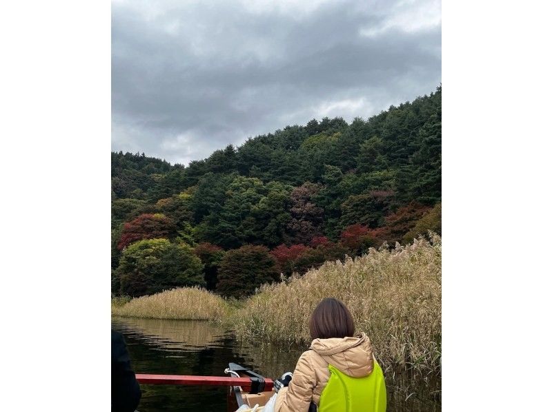 【山梨・河口湖】早朝90分プラン！　富士山を眺めての湖上散歩♪　カナディアンカヌー体験ツアーの紹介画像