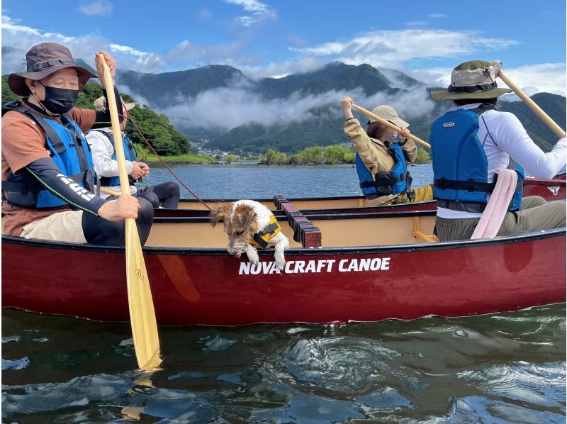 「SALE！」【山梨・河口湖】日中プラン（10時～）富士山を眺めての湖上散歩♪　カナディアンカヌー体験ツアーの紹介画像