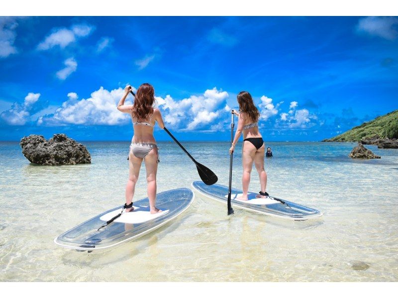 Miyakojima "Very Popular" [Super Cheap! Clear SUP] No additional charges & full refund guarantee ★ Free rental and photos!の紹介画像