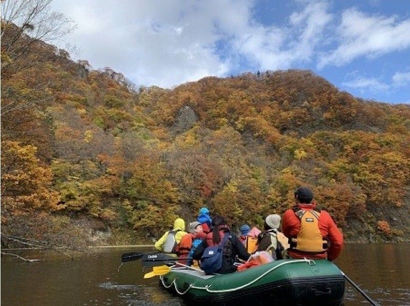 [北海道/札幌/定山溪]从一岁半开始，您可以乘坐漂流船在河中玩耍！ ～ 赤壁河童漂流之旅 ～の紹介画像