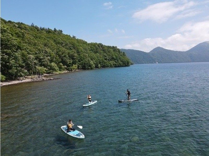 [北海道/札幌/SUP]日本最好的水質！ ！！ 4歲起就可以在“北海道支笏湖”進行的悠閒SUP之旅の紹介画像