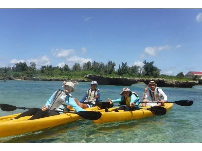 【沖縄　恩納村】沖縄の美しい海をのんびり楽しむ！シーカヤックの紹介画像
