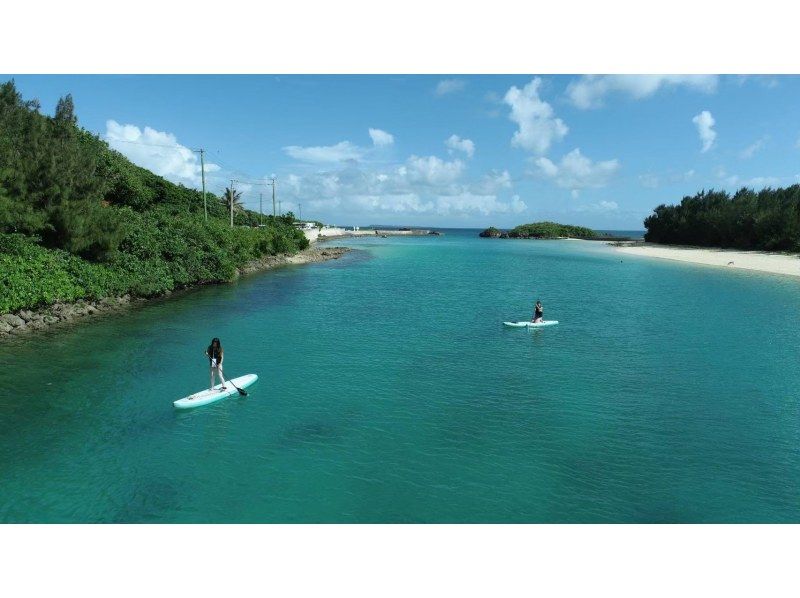 【沖縄・宮古島】初心者歓迎！サップ体験！伊良部島の綺麗な海でクルージング♪の紹介画像