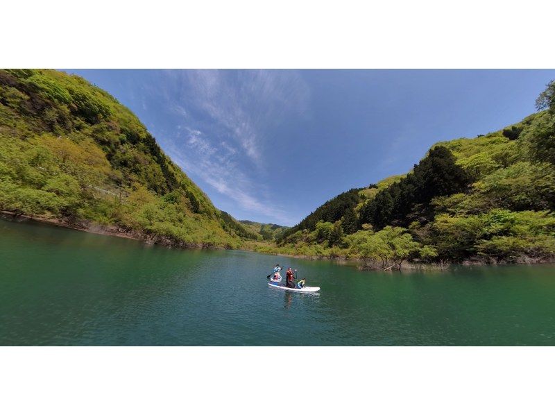 【南加賀　山中温泉】秋は紅葉！　乗り方いろいろ湖でまったりSUP ,パックラフト、カヤック！の紹介画像