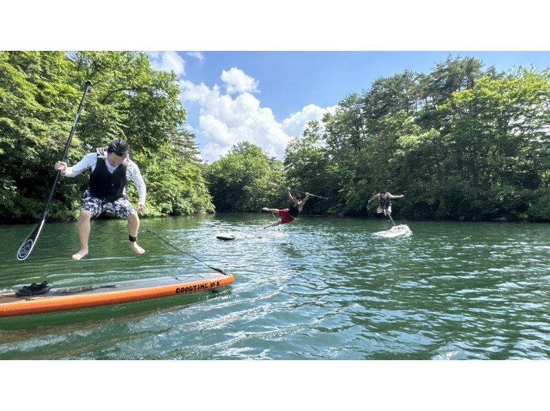【福島・裏磐梯・桧原湖】桧原湖で唯一のガイド付き2時間SUPクルージングツアー☆彡の紹介画像