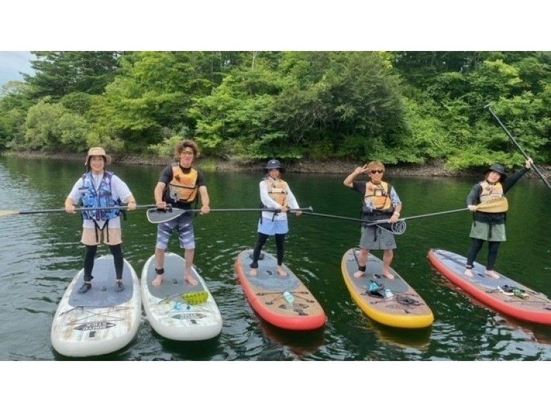 [Fukushima, Urabandai, Lake Hibara] Lake Hibara 2-hour SUP cruising tour ☆彡 SOUYU STICK certified! Have an extraordinary experience!の紹介画像
