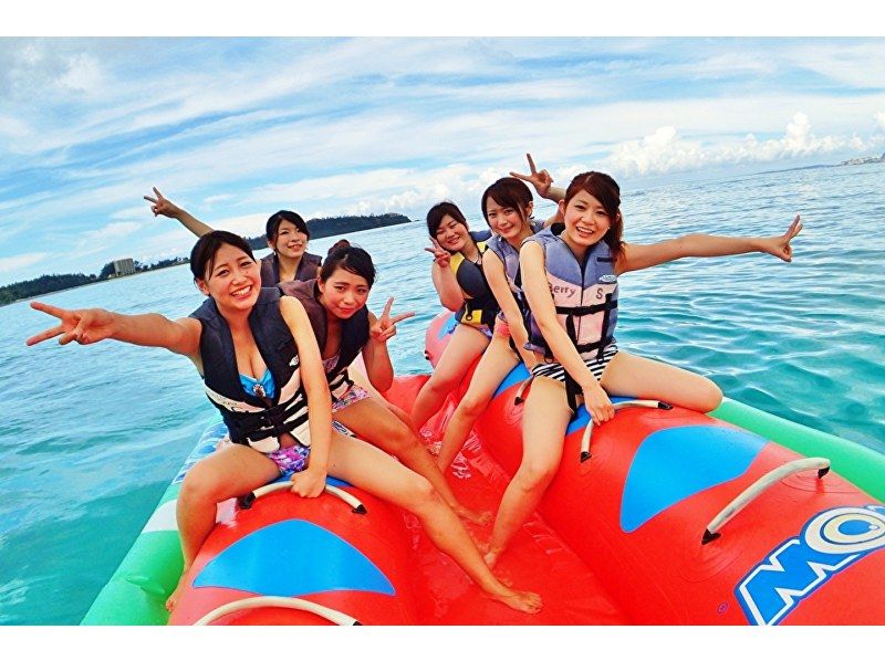 SALE! Departing from Naha, Kerama uninhabited island area, half-day/snorkeling ★2023 AJ Naha area review No. 1★Unlimited play on the ocean slide★Non-smoking boat★の紹介画像