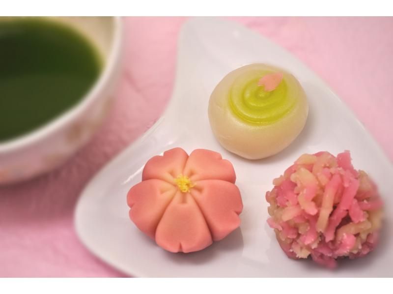 京都で和菓子作りイメージ　舞妓体験スタジオ四季・レンタル着物四季さくら