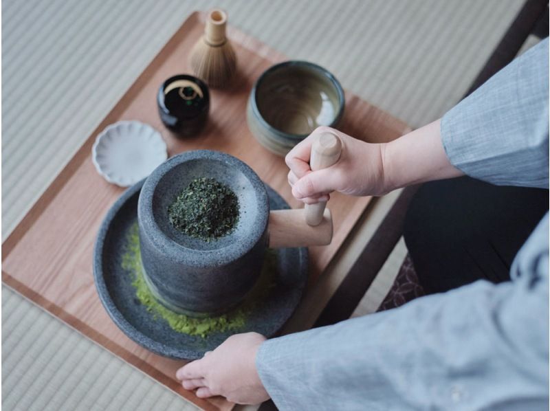 [Kyoto, Kiyomizu-dera Temple] Kimono (yukata) matcha + stone mill experience 7,000 yen (excluding tax) After the experience, you can also enjoy cherry blossom viewing! A great value collaboration planの紹介画像