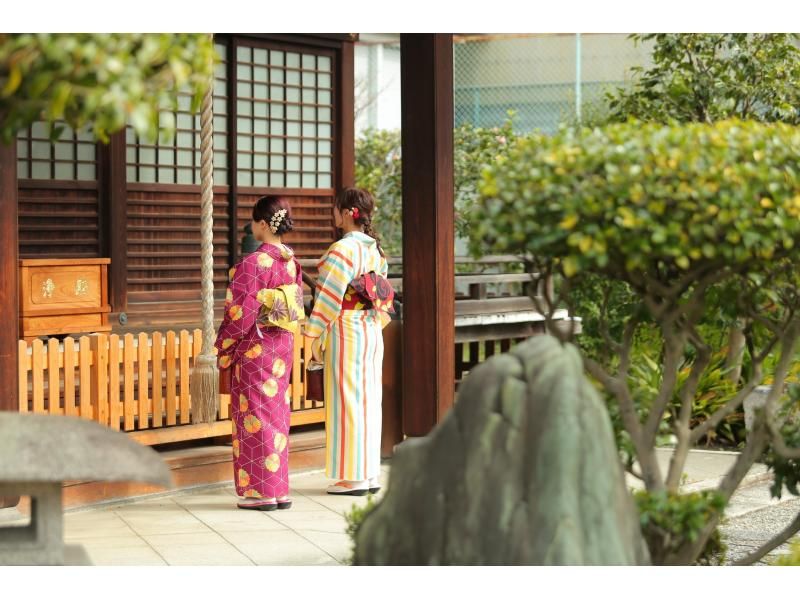 【京都・清水寺】着物(浴衣)で抹茶+石臼体験 7,000円(税別) ！　お得なコラボプランですの紹介画像
