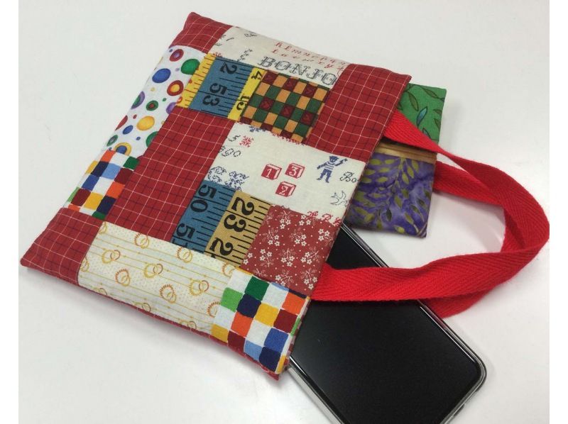 [Tokyo / Ebisu] Make in 2 hours! Patchwork quilt kitchen goods ~ ~ Choose from pot holders, heart-shaped cooking mittens, and mini mini totesの紹介画像