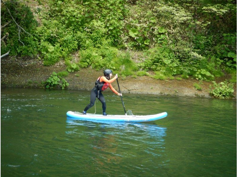 【北海道・ニセコ】☆SUP経験者向け☆流水チャレンジ！尻別川でリバーSUPを体験してみよう！の紹介画像