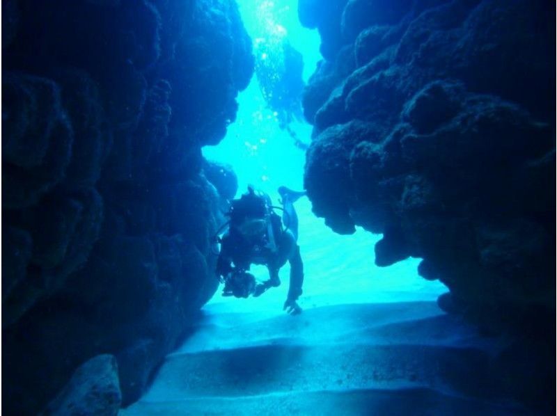 [沖縄Sunabe Maeda Kei]沖縄隨意在海中的一個潛水扇深潛[1海灘]の紹介画像