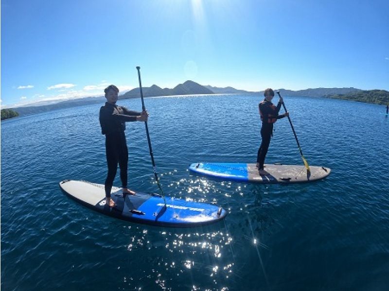 【北海道・洞爺湖】 口コミ限定洞爺湖レイクSUP体験！ツアー写真無料プレゼントの紹介画像