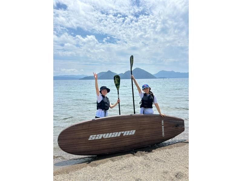 【北海道・洞爺湖】 口コミ限定洞爺湖レイクSUP体験！ツアー写真無料プレゼントの紹介画像