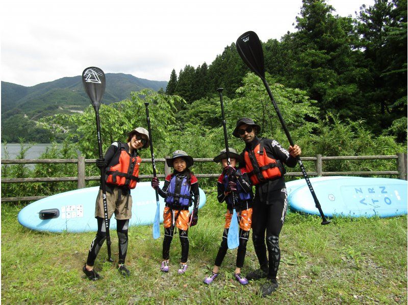 【みどり市草木湖SUP・群馬】（半日）サップツアー！3名で19500円！4名以上+6000円！愛犬も一緒に！の紹介画像