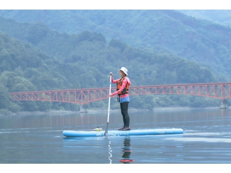 【みどり市草木湖SUP・群馬】（半日）サップツアー！3名で19500円！4名以上+6000円！愛犬も一緒に！の紹介画像
