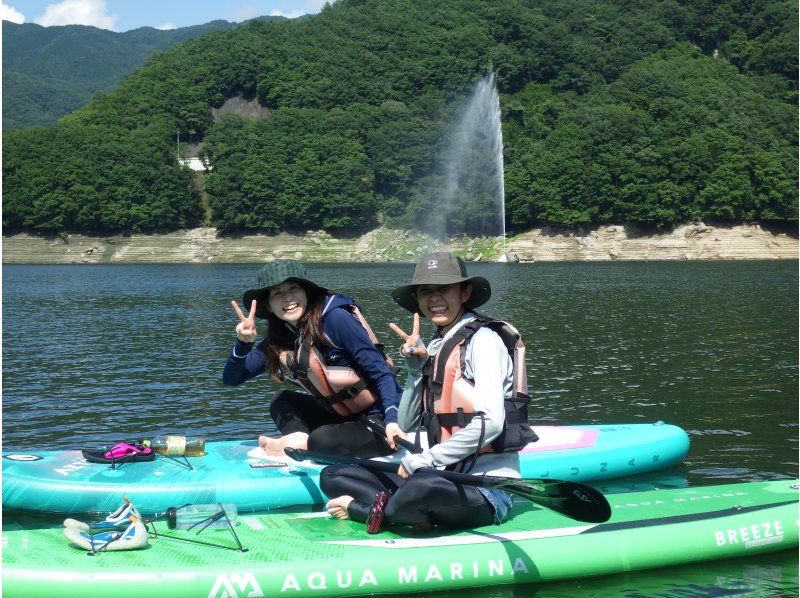 [群馬/綠市]草崎湖（半天）SUP SUP之旅！ 3人15,000日元！ 4人2萬日圓！の紹介画像