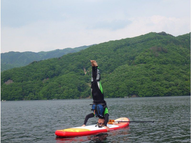 【みどり市草木湖SUP・群馬】（半日）サップツアー！3名で19500円！4名以上+6000円！愛犬も一緒に！の紹介画像