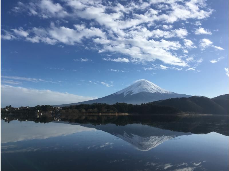 【山梨・河口湖】早朝のステキな時間帯！6:00~ 富士山と自然を満喫 ♪ カナディアンカヌー体験！120分の紹介画像