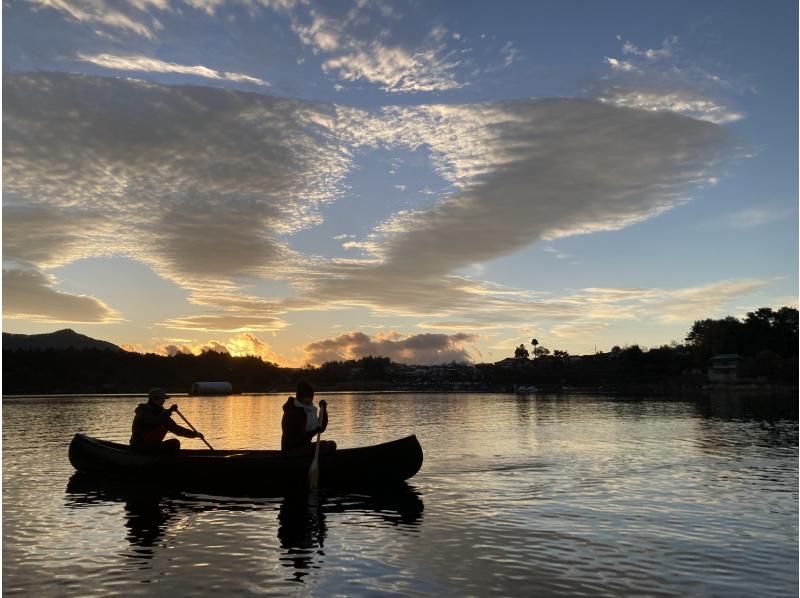 【山梨・河口湖】早朝一番のステキな時間帯！6:00~ 富士山と自然を満喫 ♪ カナディアンカヌー体験！120分の紹介画像