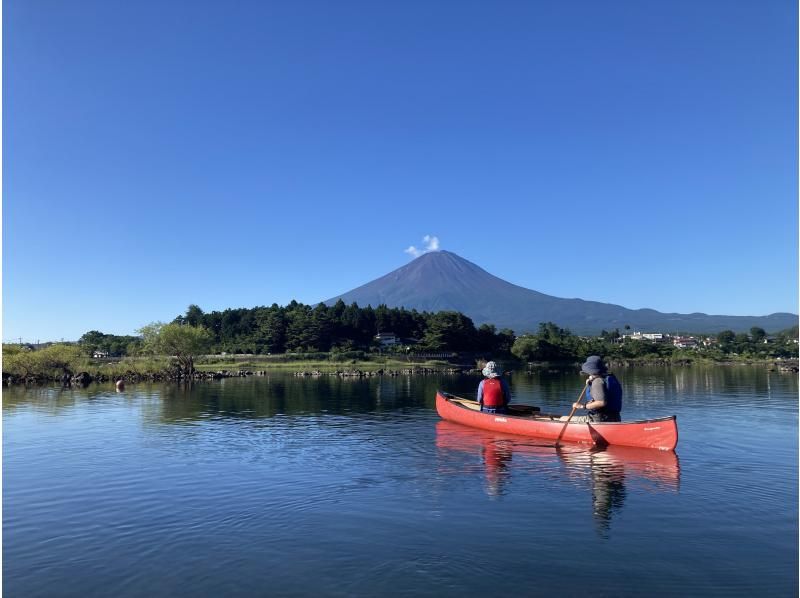 SALE！【山梨・河口湖】早朝一番のステキな時間帯！6:00~ 富士山と自然を満喫 ♪ カナディアンカヌー体験！120分の紹介画像