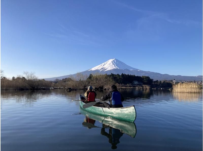 SALE！【山梨・河口湖】早朝一番のステキな時間帯！6:00~ 富士山と自然を満喫 ♪ カナディアンカヌー体験！120分の紹介画像