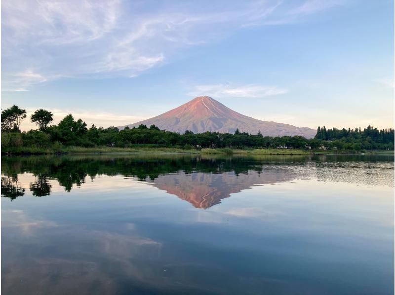 【山梨・河口湖】早朝一番のステキな時間帯！6:00(冬季6：30~ 富士山と自然を満喫 ♪ カナディアンカヌー体験！120分の紹介画像