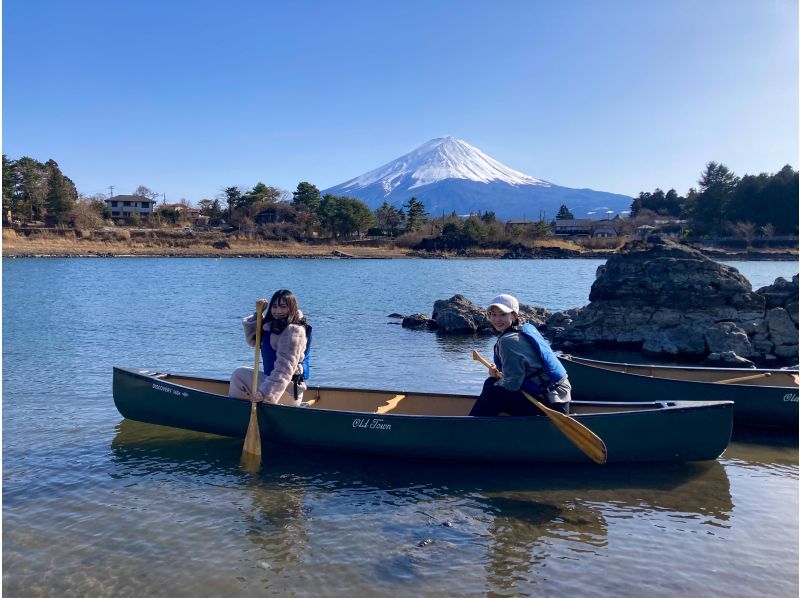 【山梨・河口湖】春カヌー♪　富士の自然を優雅に満喫 ♪ カナディアンカヌー体験120分 ♪（9:30～/13:30～)　の紹介画像