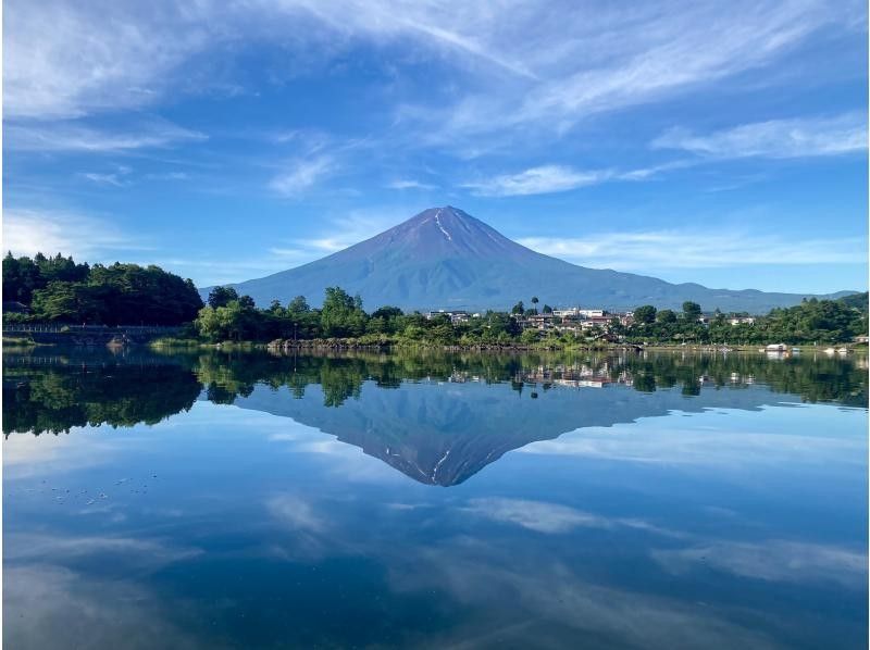 【山梨・河口湖】夏富士！優雅に富士山と自然を満喫 ♪ カナディアンカヌー体験120分 ♪（9:30～/13:30～)　の紹介画像