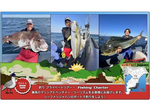 スプリングセール実施中』BOAT FISHING - RIB ボートで４時間釣り体験